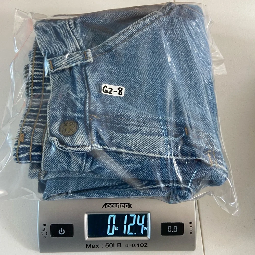 Vintage Oshkosh boy’s light wash blue denim 100% cotton jeans elastic straight 6